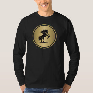 T-Shirt Cheval Sauvage Doré Esprit Sauvage