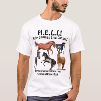 T-shirt Cheval Secourt H.E.L.L ! - Aidez les Equines à viv