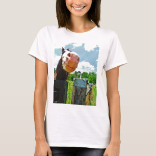 T-shirt Cheval souriant