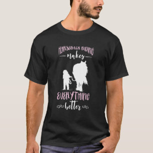 T-shirt Cheval Tout Meilleur Équitation Équestre