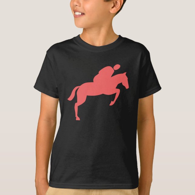 T-shirt Cheval - Tropical Rose (Devant)