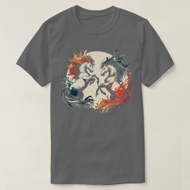 T-SHIRT CHEVAL VINTAGE (Design devant)