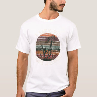 T-shirt Cheval vintage autour Equestria mignonne femmes s 