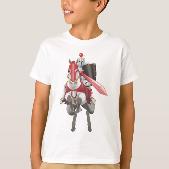 T-shirt Chevalier à cheval (Devant)