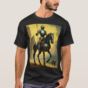 T-shirt Chevalier blindé dans un Golden Glow Majestic Médi