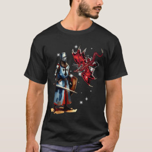 T-shirt Chevalier de Conte de Fées Enfant Armure de Cheval