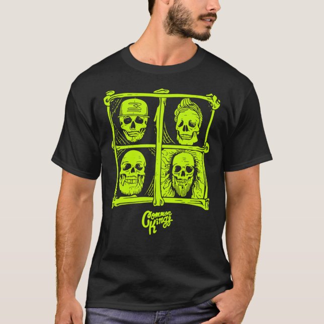 T-shirt Chevalier des rois communs Merch Kings Jupe au crâ (Devant)