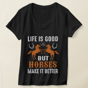 T-shirt Chevalier mignon meilleure vie mot art