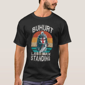T-shirt Chevalier motif de compétition bublessé fan joust 