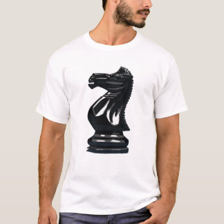 T-shirt Chevalier noir