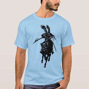 T-shirt Chevalier sur le cheval