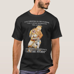 T-shirt Chevalier Templier Chrétienne Femme Je Suis La Gue