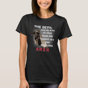 T-shirt Chevalier Templier Homme De Foi Je suis Fils D'Un