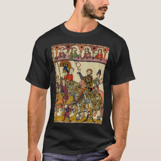 T-shirt Chevalier victorieux, Art médiéval du XIVe siècle 