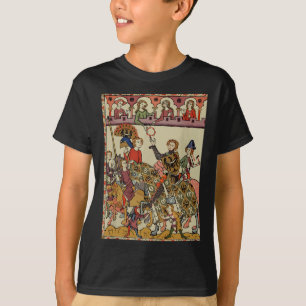 T-shirt Chevalier victorieux, Art médiéval du XIVe siècle