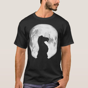 T-shirt Chevalier Vintage pièce d'échecs et huit années ré