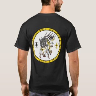 T-shirt Chevaliers Teutonic sur la chemise de joint de