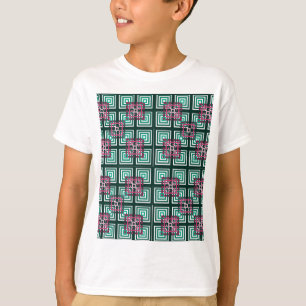 T-shirt Chevauchement des Carrés