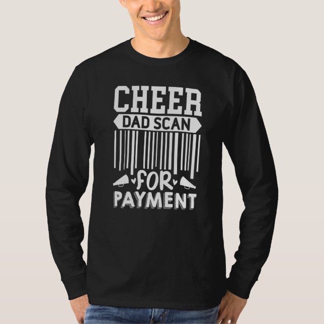 T-shirt Chevaucher papa numérise pour le Pom-pom girl de p (Devant)