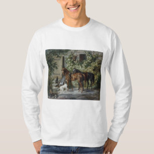 T-shirt Chevaux à la Porche (par Albrecht Adam)