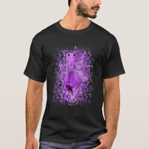 T-shirt Chevaux Cyber Rétrowave Amour Treehugger Animaux d