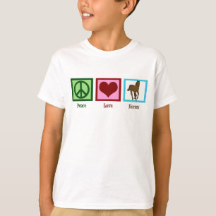 T-shirt Chevaux d'amour de paix
