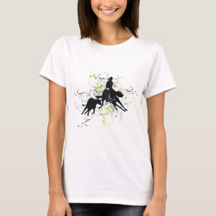 T-shirt Chevaux de coupe