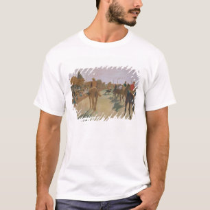 T-shirt Chevaux de course d'Edgar Degas devant les