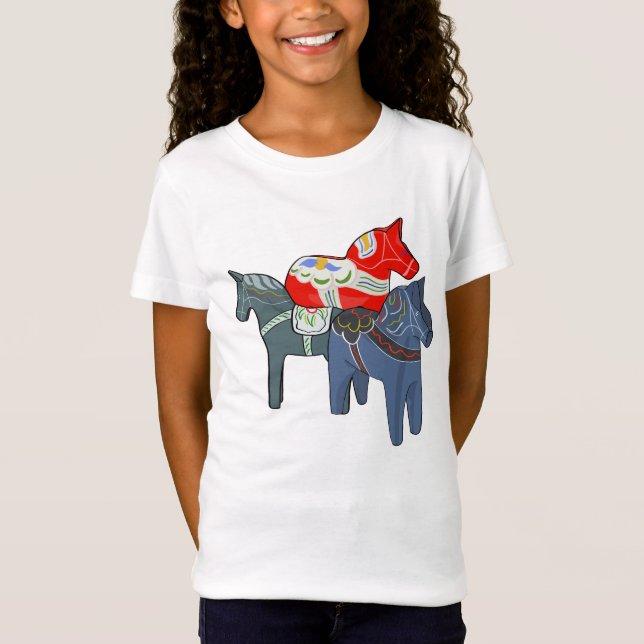 T-Shirt Chevaux de Dala (Devant)
