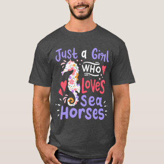 T-shirt Chevaux de mer Famille d'amoureux du Cheval de mer
