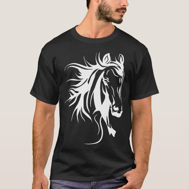 T-shirt Chevaux de tête Cheval de l'Auteur (Devant)