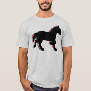 T-shirt chevaux empilés