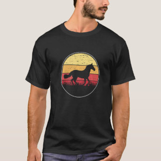 T-shirt Chevaux équestres rétro Graphique Adulte Chevaux é