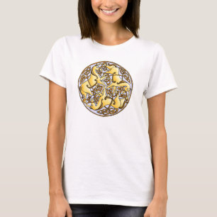 T-shirt Chevaux et noeuds celtiques en cercle