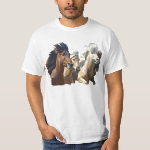 T-shirt Chevaux islandais