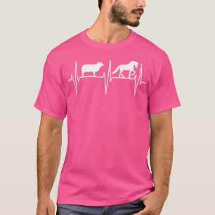 T-shirt Chevaux Moutons Moutons Moutons Moutons Moutons Mo