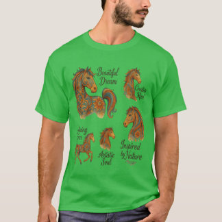 T-shirt Chevaux sans limites amis
