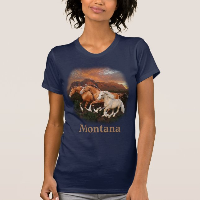 T-shirt Chevaux Sauvages (Devant)