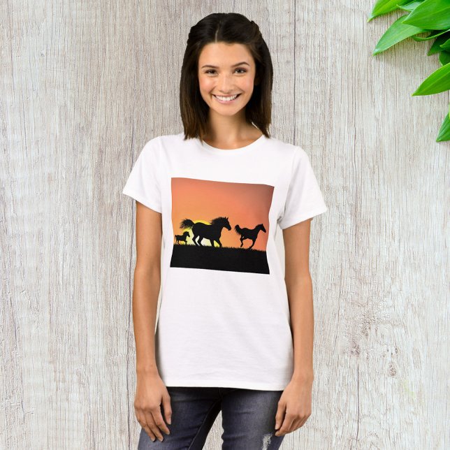 T-shirt Chevaux sauvages (Créateur téléchargé)