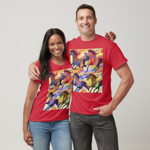 T-shirt Chevaux sauvages
