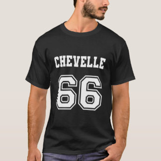 T-shirt Chevelle 66 de style Jersey 1966 Muscle Ca d'ancie