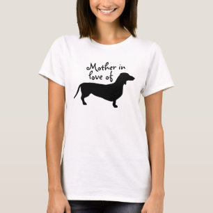 T-shirt Cheveux courts Dachshund - Silhouette 1