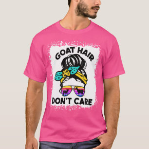 T-shirt Cheveux De Chèvre Ne Se Soucie Pas Animal De Ferme