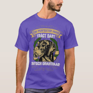 T-shirt Cheveux de fil allemand le chien parfait porte bar