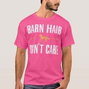 T-shirt Cheveux De Grange Ne S'En Soucie Pas Drôle Cheval 