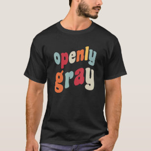 T-shirt Cheveux gris ouvert Silver Go Naturel Cheveux gris