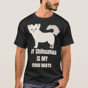 T-shirt Cheveux longs Chihuahua Mon chien est mon âme