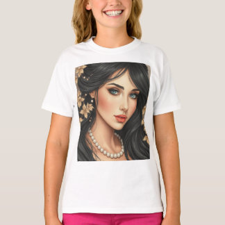 T-shirt Cheveux noirs 11
