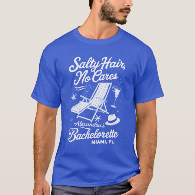 T-shirt Cheveux salés, pas d'intérêt (Devant)