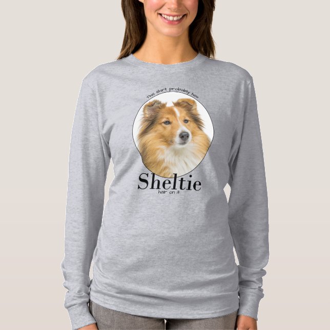 T-shirt Cheveux Sheltie (Devant)
